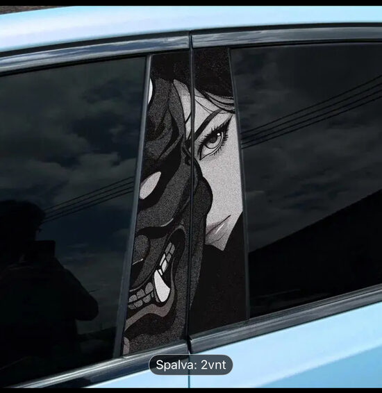 Dark Kawai 2 Automobilio Langų Lipdukai